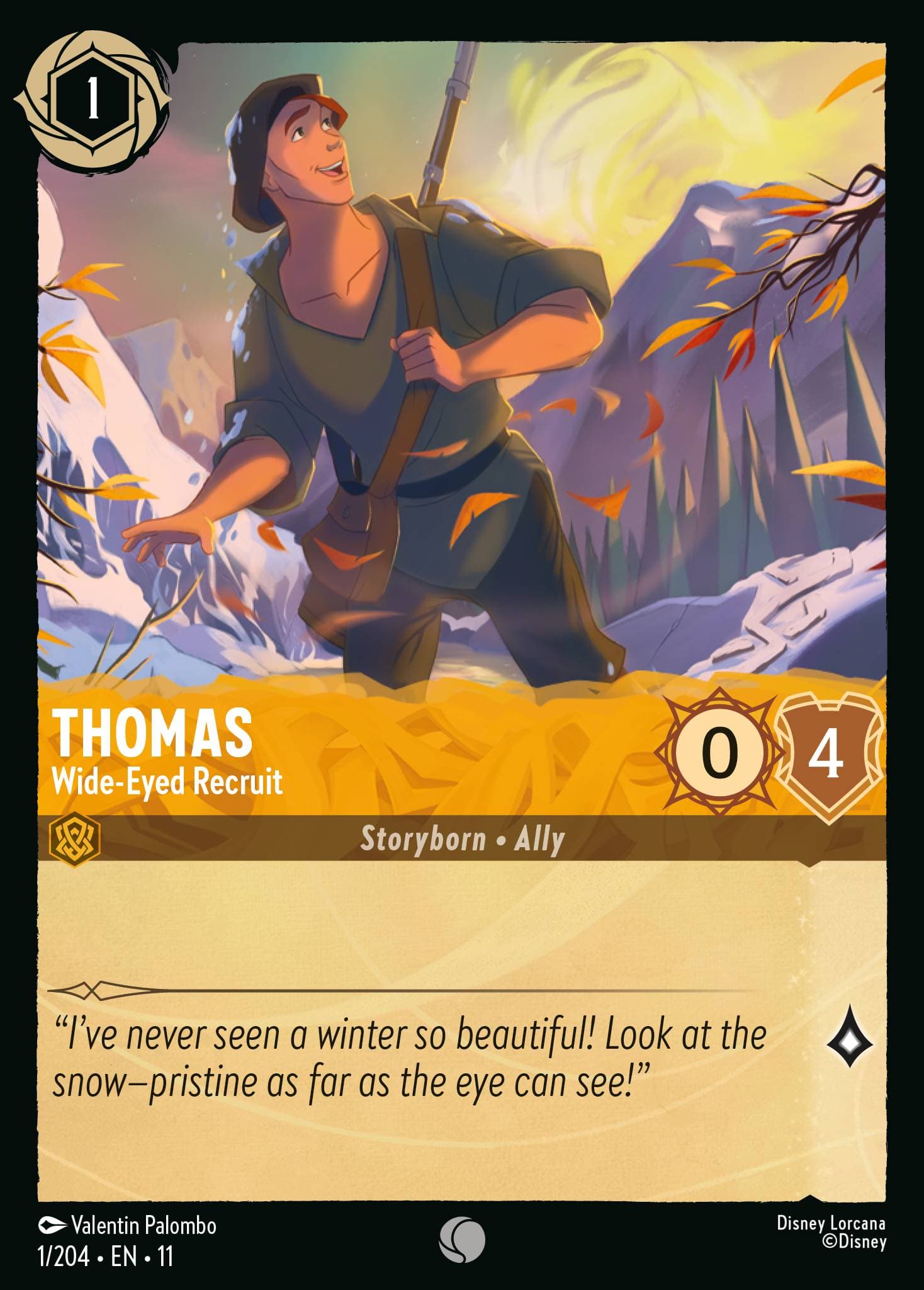 Thomas - Wide-Eyed Recruit — Winterspell