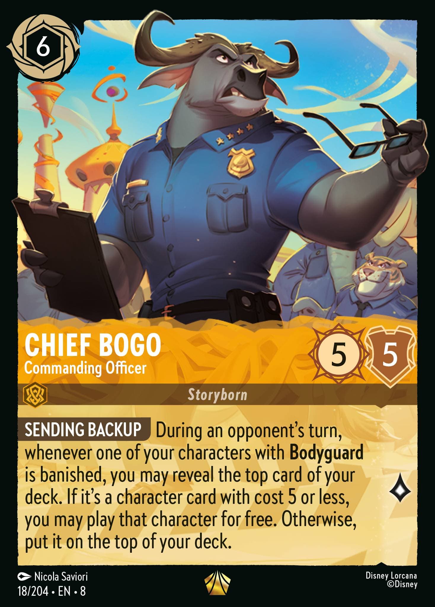Chief Bogo - Commanding Officer — Reign of Jafar