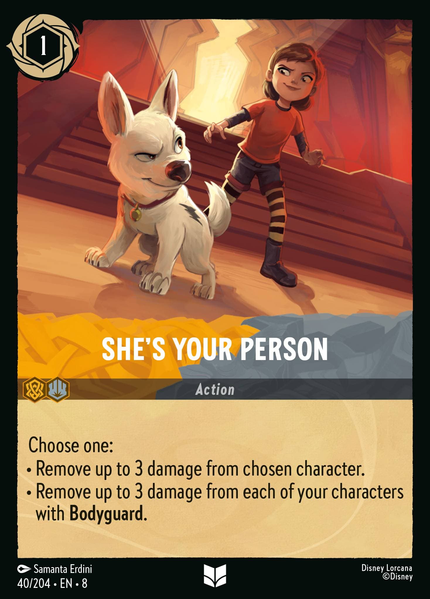She's Your Person — Reign of Jafar Disney Lorcana card by Samanta Erdini