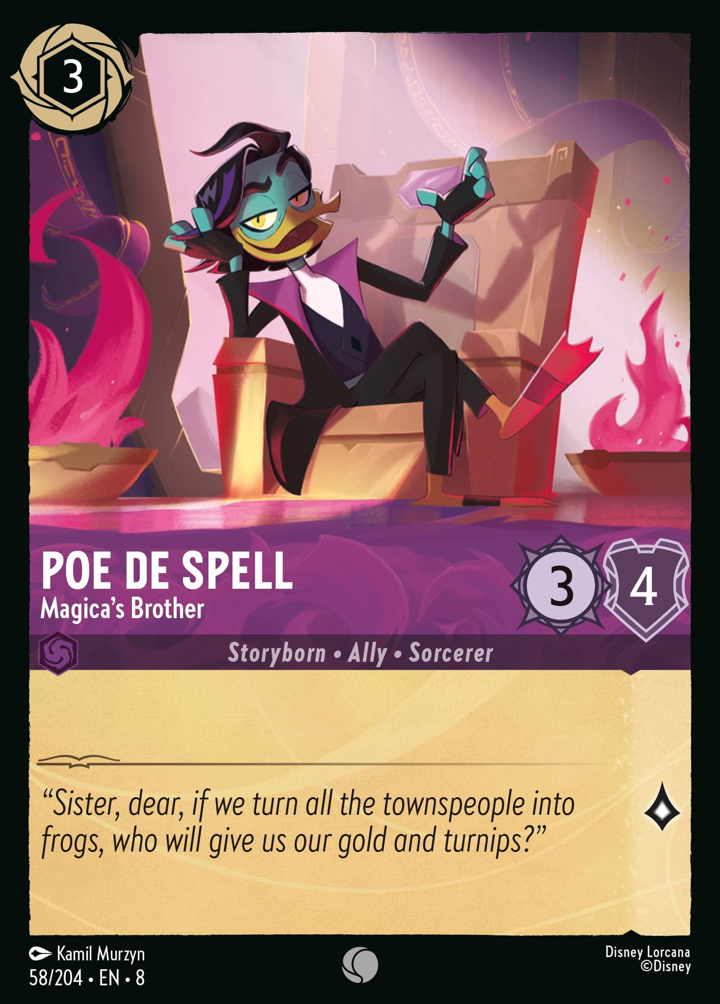 Poe De Spell - Magica's Brother — Reign of Jafar