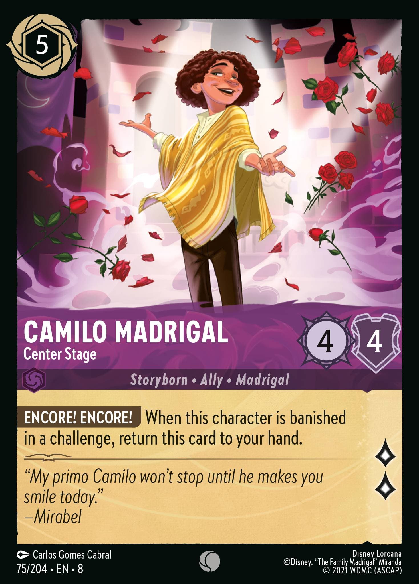 Camilo Madrigal - Center Stage — Reign of Jafar