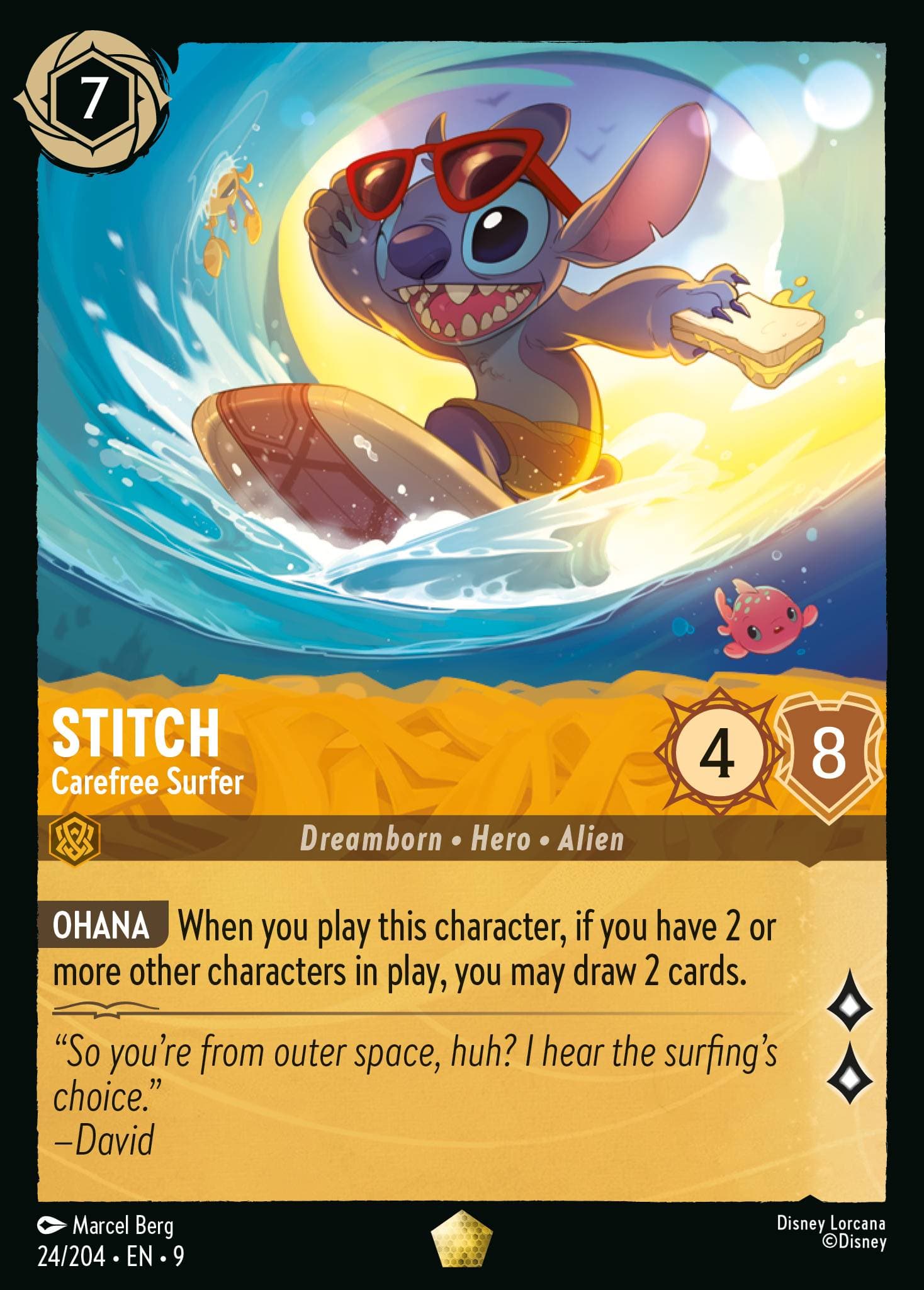 Stitch - Carefree Surfer — Fabled