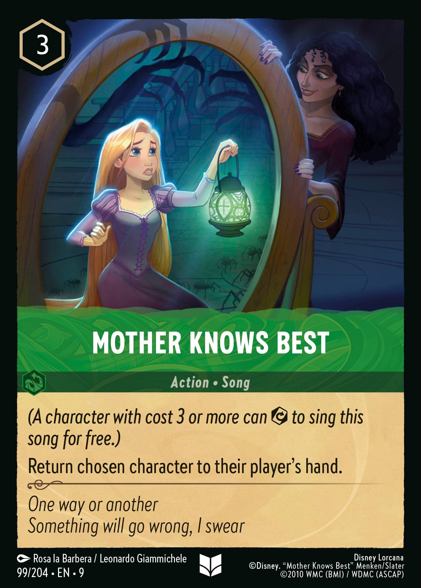 Mother Knows Best — Fabled Disney Lorcana card by Rosa la Barbera / Leonardo Giammichele