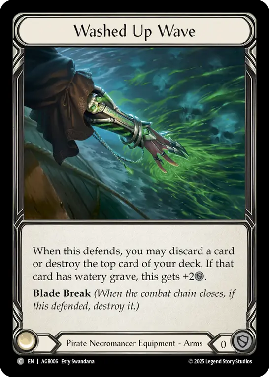 Washed Up Wave — Armory Deck: Gravy Bones Flesh and Blood card by Esty Swandana