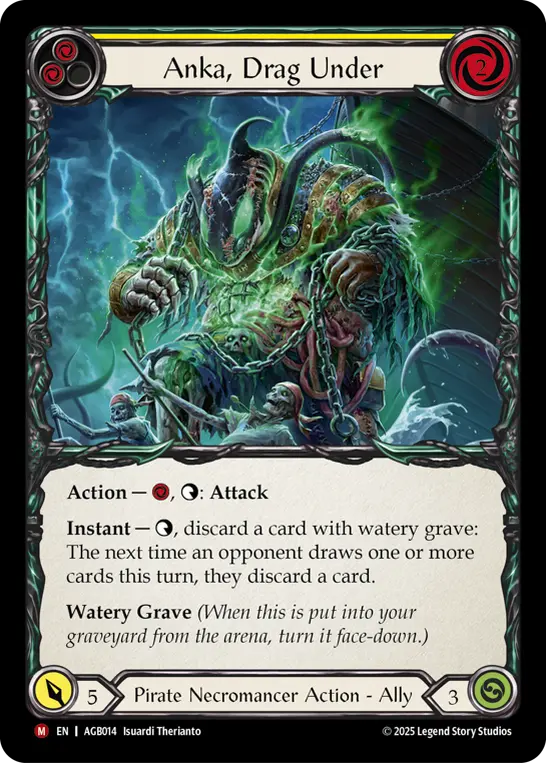 Anka, Drag Under — Armory Deck: Gravy Bones Flesh and Blood card by Isuardi Therianto