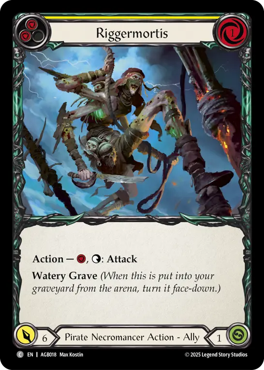 Riggermortis — Armory Deck: Gravy Bones Flesh and Blood card by Max Kostin