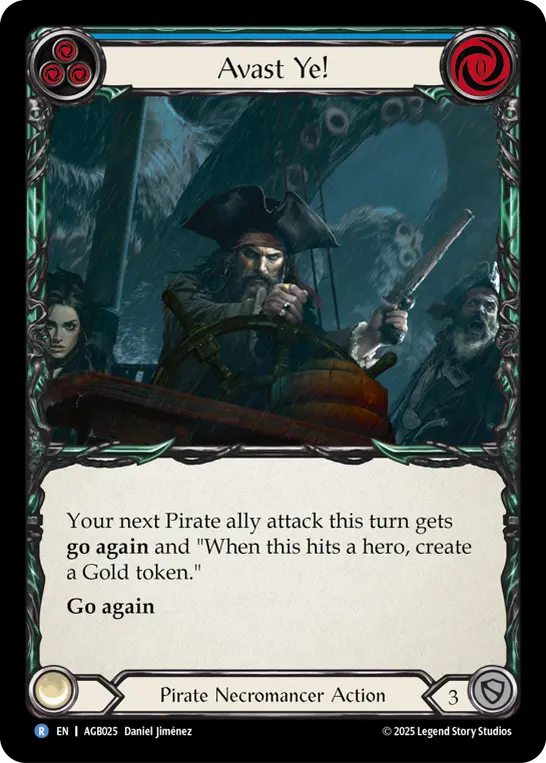 Avast Ye! — Armory Deck: Gravy Bones Flesh and Blood card by Daniel Jiménez