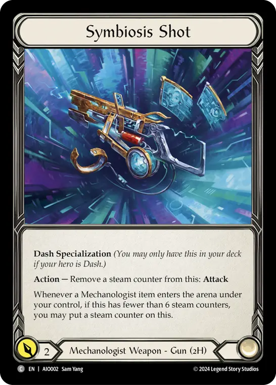 Symbiosis Shot — Armory Deck: Dash Flesh and Blood card by Sam Yang