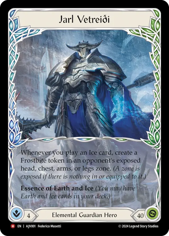 Jarl Vetreidi — Flesh and Blood card
