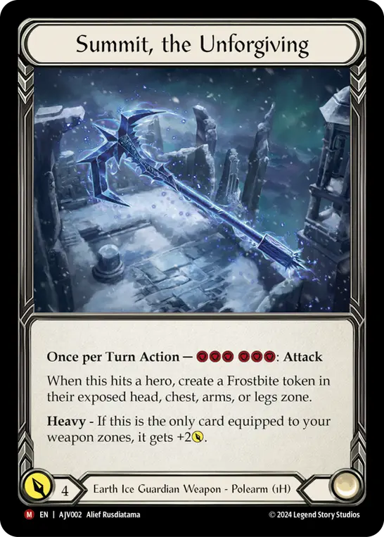 Summit, the Unforgiving — Flesh and Blood card