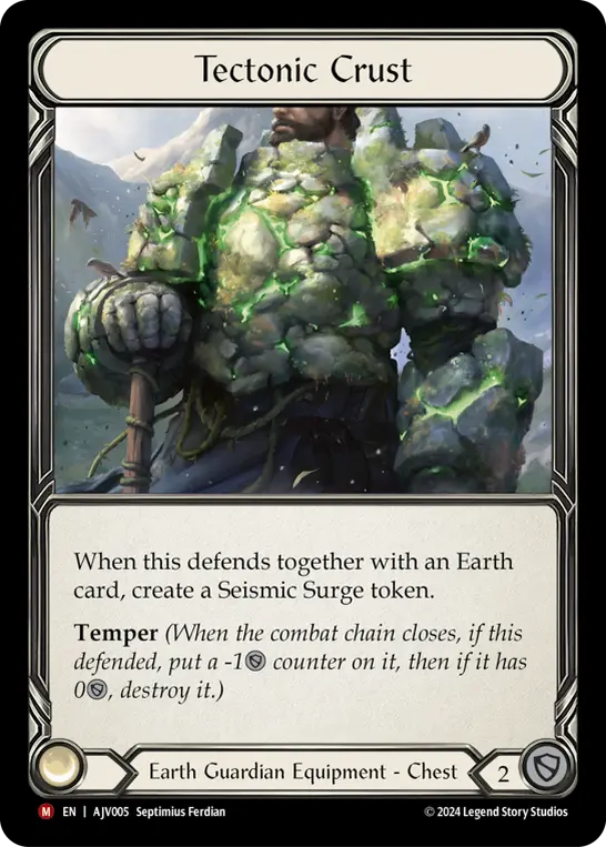 Tectonic Crust — Armory Deck: Jarl Vetreidi Flesh and Blood card by Septimius Ferdian