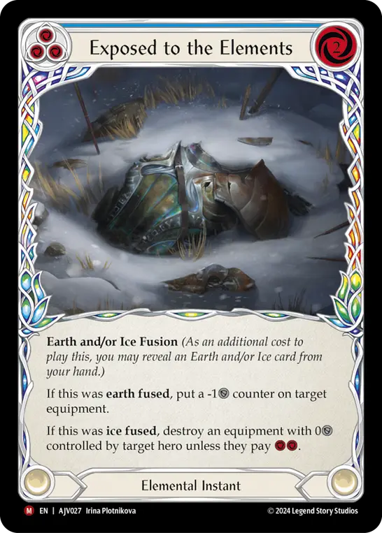 Exposed to the Elements — Armory Deck: Jarl Vetreidi Flesh and Blood card by Irina Plotnikova