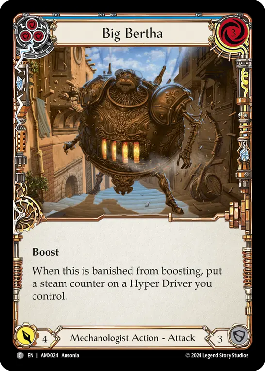 Big Bertha (Blue) — Armory Deck: Maxx Nitro Flesh and Blood card by Ausonis