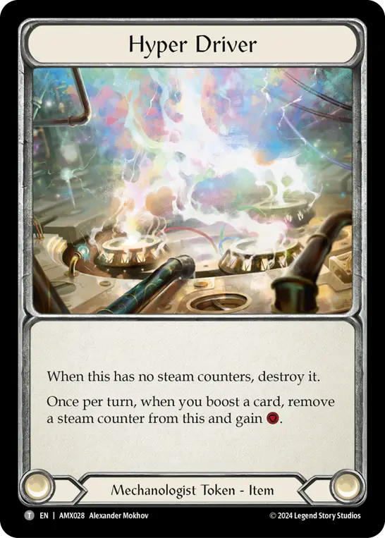 Hyper Driver — Armory Deck: Maxx Nitro Flesh and Blood card by Alexander Mokhov
