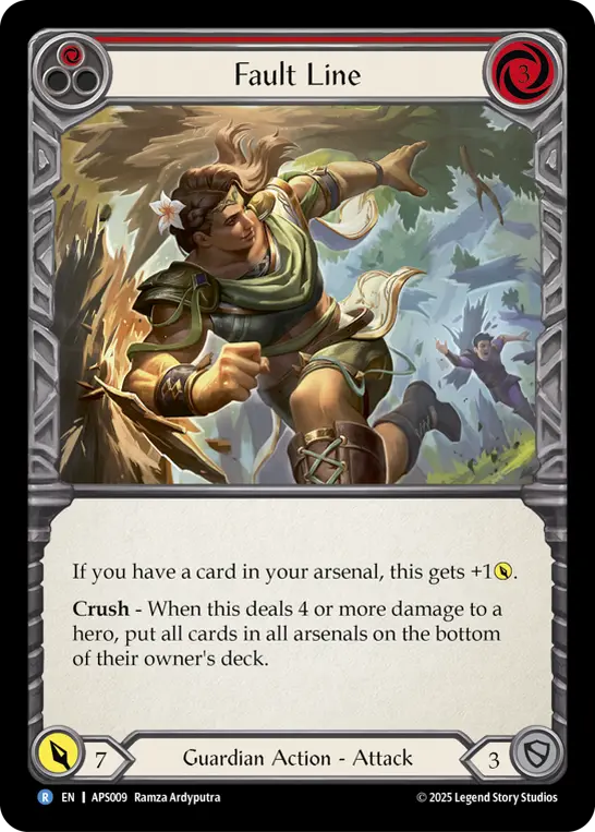 Fault Line — Armory Deck: Pleiades Flesh and Blood card by Ramza Ardyputra