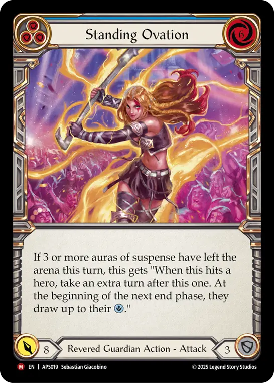 Standing Ovation — Armory Deck: Pleiades Flesh and Blood card by Sebastian Giacobino