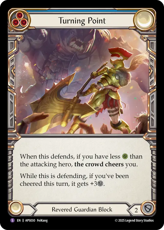 Turning Point — Armory Deck: Pleiades Flesh and Blood card by FeiKang