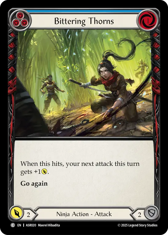 Bittering Thorns (Blue) — Armory Deck: Ira Flesh and Blood card by Maerel Hibadita