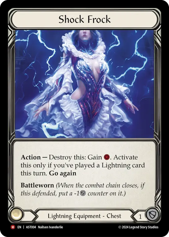 Shock Frock — Armory Deck: Aurora Flesh and Blood card by Nailsen Hvanderlie