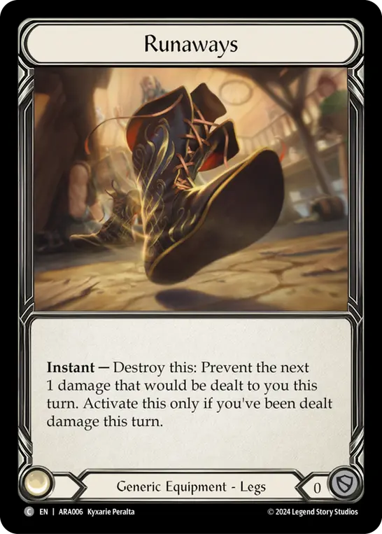 Runaways — Rosetta Flesh and Blood card by Kysarie Peralta