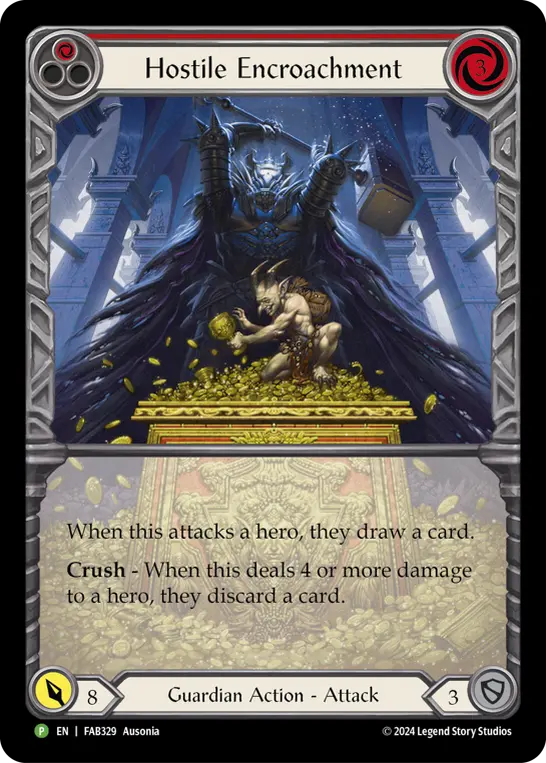 Hostile Encroachment — Flesh and Blood: Promo Cards Flesh and Blood card by Ausonia