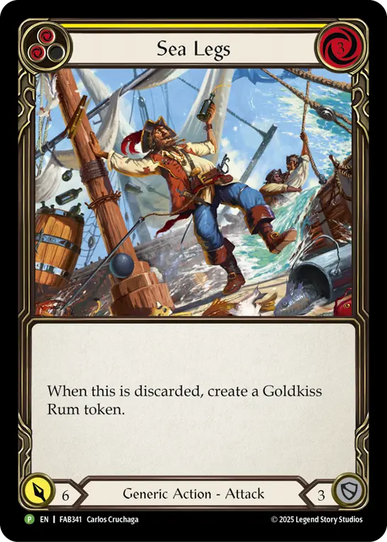 Sea Legs — High Seas Flesh and Blood card by Carlos Cruchaga