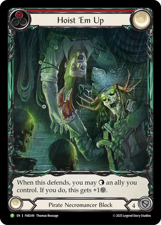 Hoist 'Em Up - FAB349 — Flesh and Blood: Promo Cards Flesh and Blood card by Thomas Manning