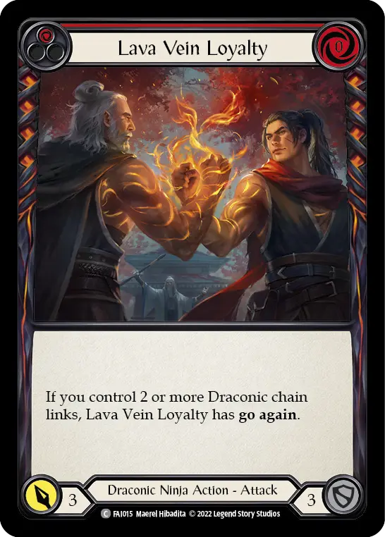 Lava Vein Loyalty (Red) — Flesh and Blood card