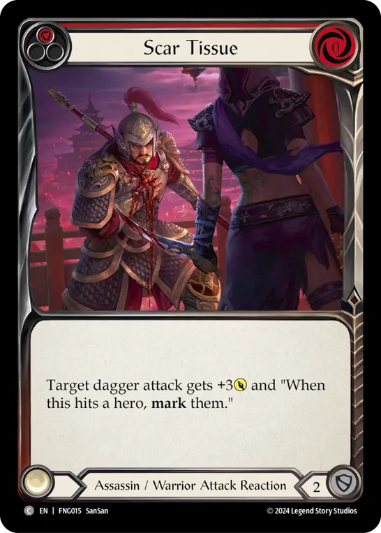 Scar Tissue (Red) — Blitz Deck: The Hunted - Fang Flesh and Blood card by SanSan