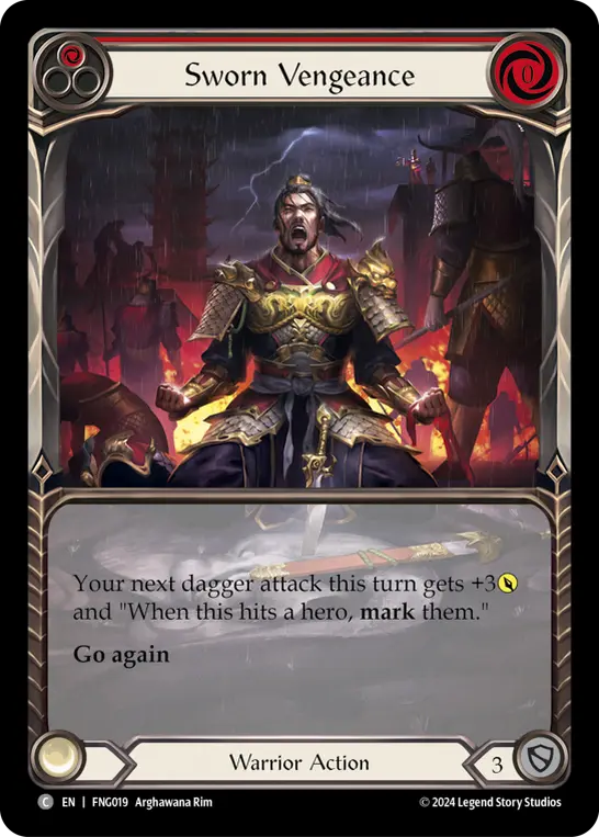 Sworn Vengeance (Red) (Extended Art)
