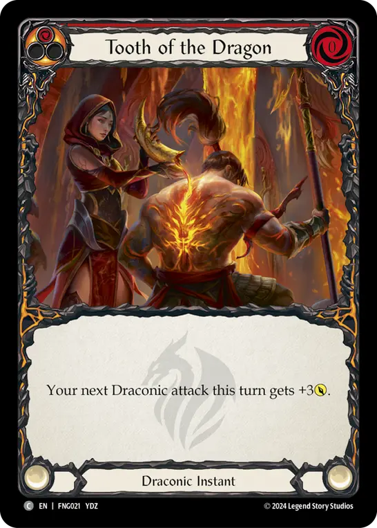 Tooth of the Dragon (Red) — Blitz Deck: The Hunted - Fang Flesh and Blood card by YDZ