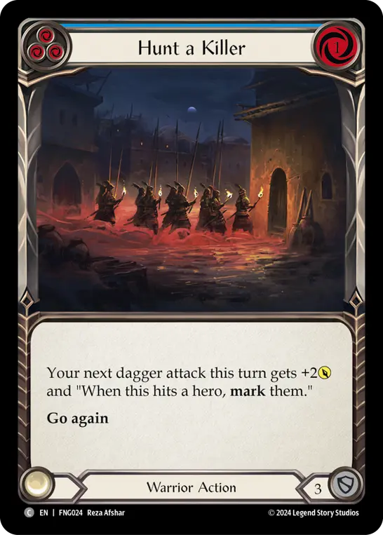 Hunt a Killer — FNG Flesh and Blood card by Reza Afshar