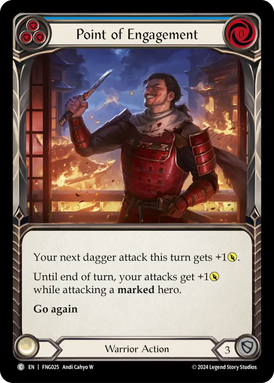 Point of Engagement — FNG Flesh and Blood card by Andi Cahyo W