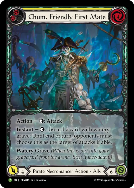 Chum, Friendly First Mate