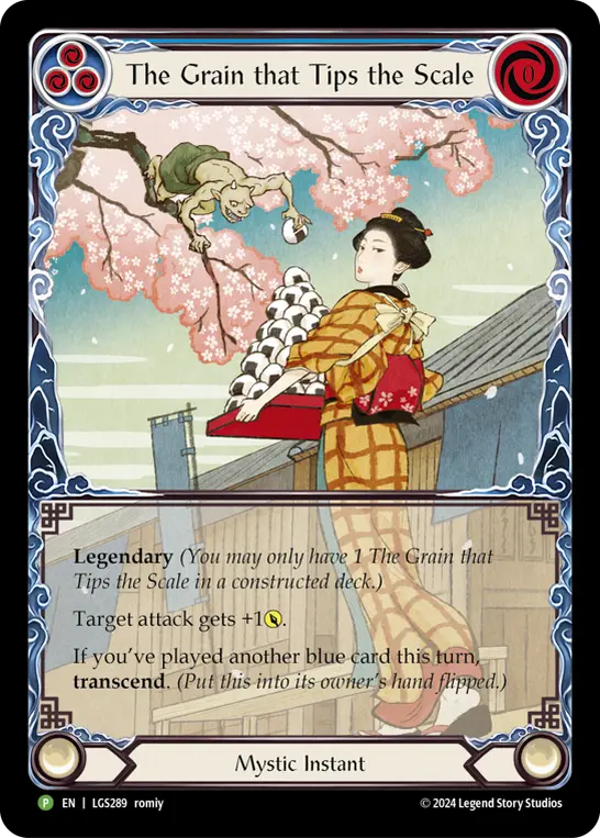 The Grain that Tips the Scale // Inner Chi - LGS289 — Flesh and Blood: Promo Cards Flesh and Blood card by romiy