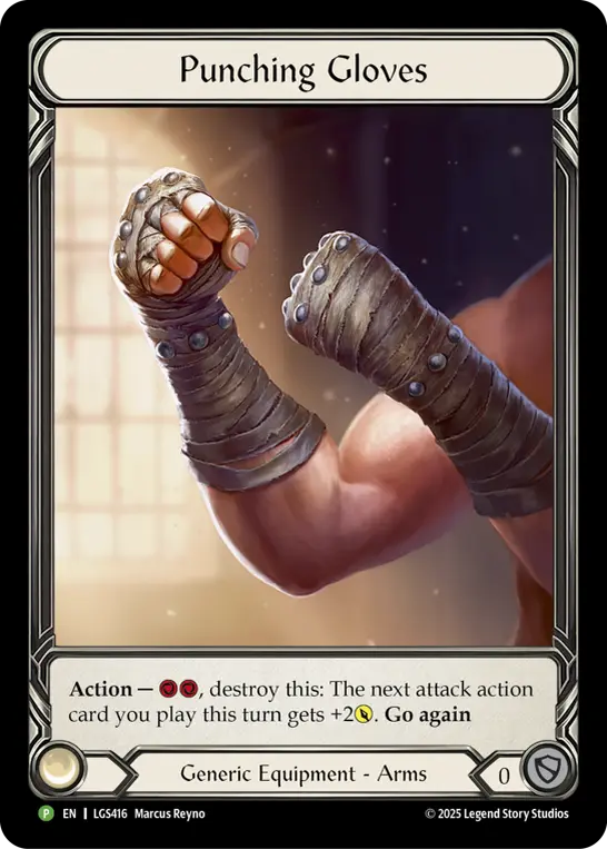 Punching Gloves - LGS416 — Flesh and Blood: Promo Cards Flesh and Blood card by Marcus Reyno