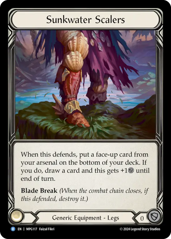 Sunkwater Scalers — Mastery Pack Guardian Flesh and Blood card by Faizal Fikri