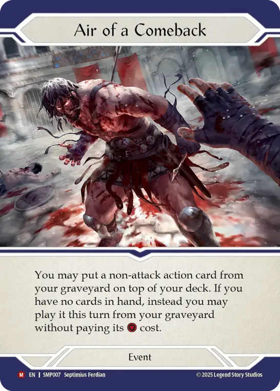 Air of a Comeback — Flesh and Blood card