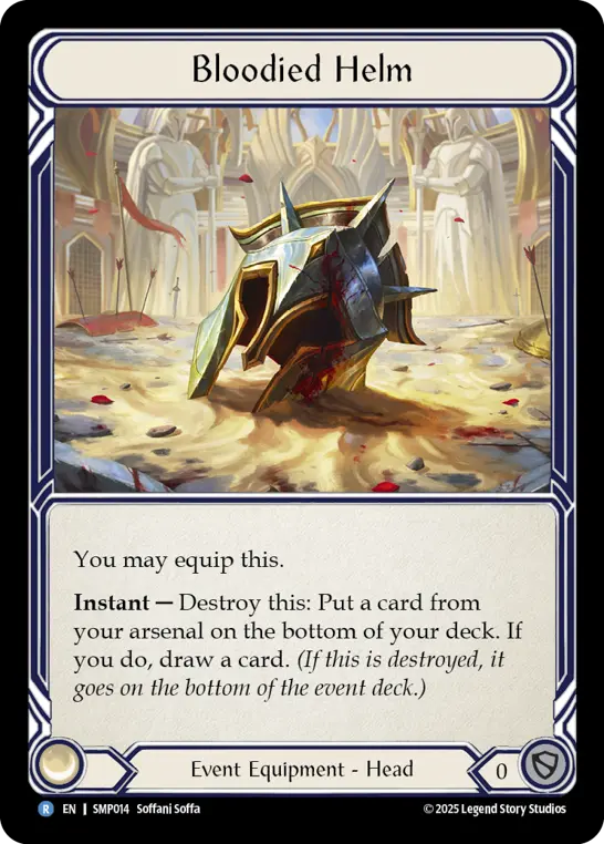 Bloodied Helm — Smash Palace