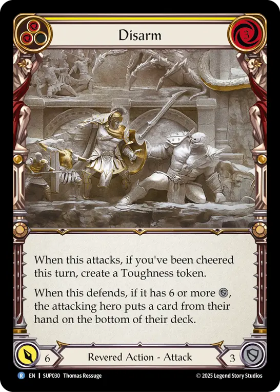 Disarm — Super Slam Flesh and Blood card by Thomas Resuge