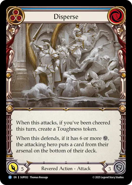 Disperse — Super Slam Flesh and Blood card by Thomas Ressegue