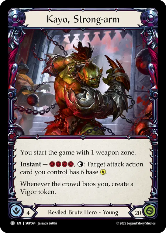 Kayo, Strong-arm (Marvel) — Super Slam Flesh and Blood card by Jessada Sutthi