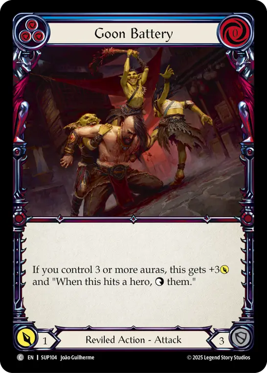 Goon Battery — Super Slam Flesh and Blood card by João Guilherme