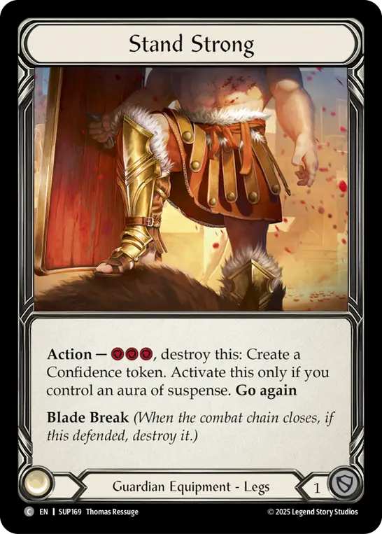 Stand Strong — Super Slam Flesh and Blood card by Thomas Ressuge