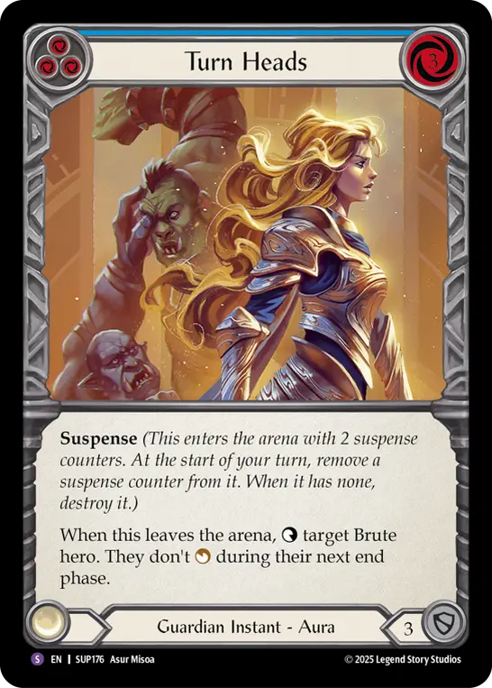 Turn Heads — Super Slam Flesh and Blood card by Asur Misoa