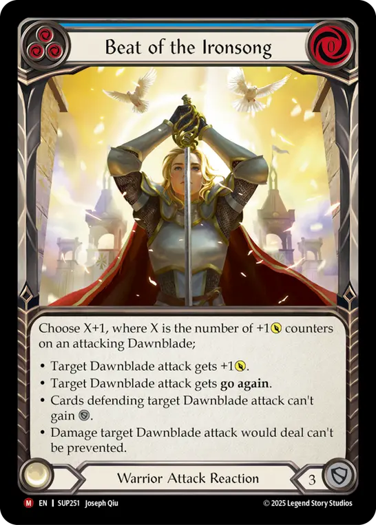 Beat of the Ironsong — Super Slam Flesh and Blood card by Joseph Qiu