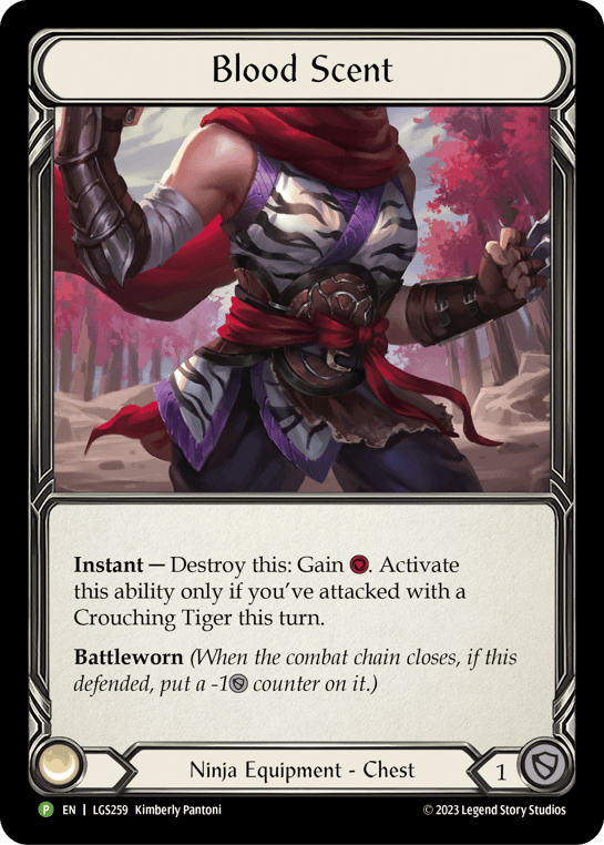 Blood Scent - LGS259 — Flesh and Blood: Promo Cards Flesh and Blood card by Kimberly Pantoni