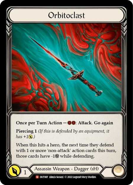 Orbitoclast — Outsiders Flesh and Blood card by Alexis Susani