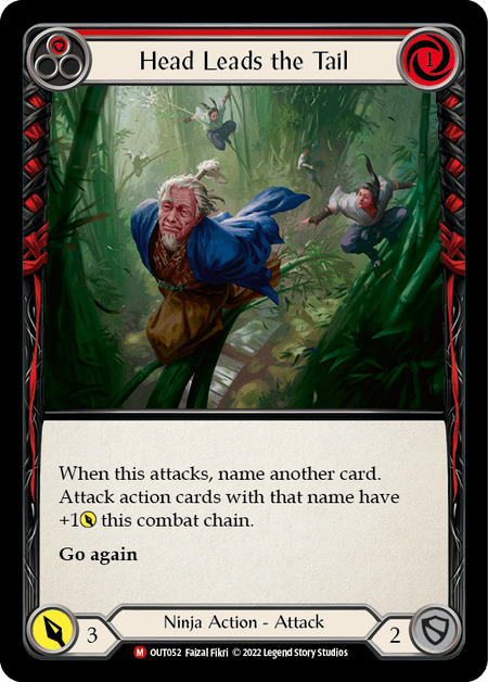 Head Leads the Tail — Outsiders Flesh and Blood card by Faizal Fikri