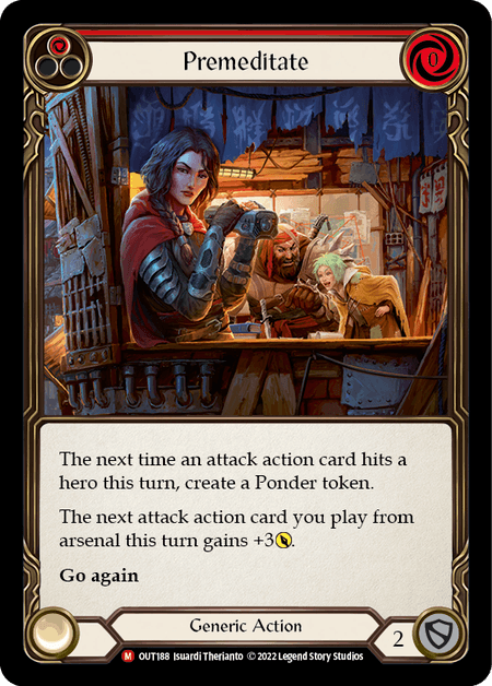 Premeditate — Outsiders Flesh and Blood card by Isuardi Therianto